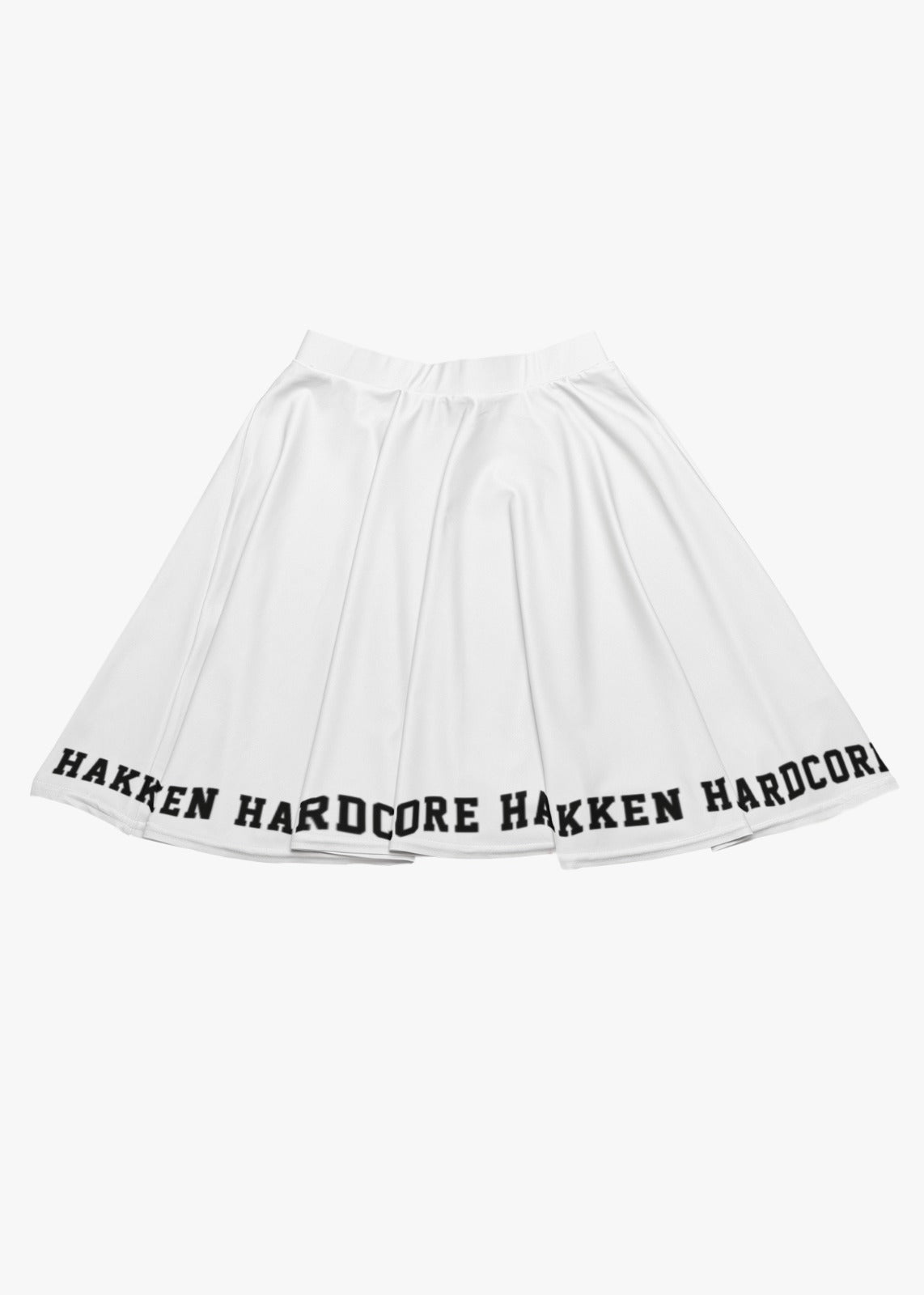 skirt hakken hardcore stripe white – front
